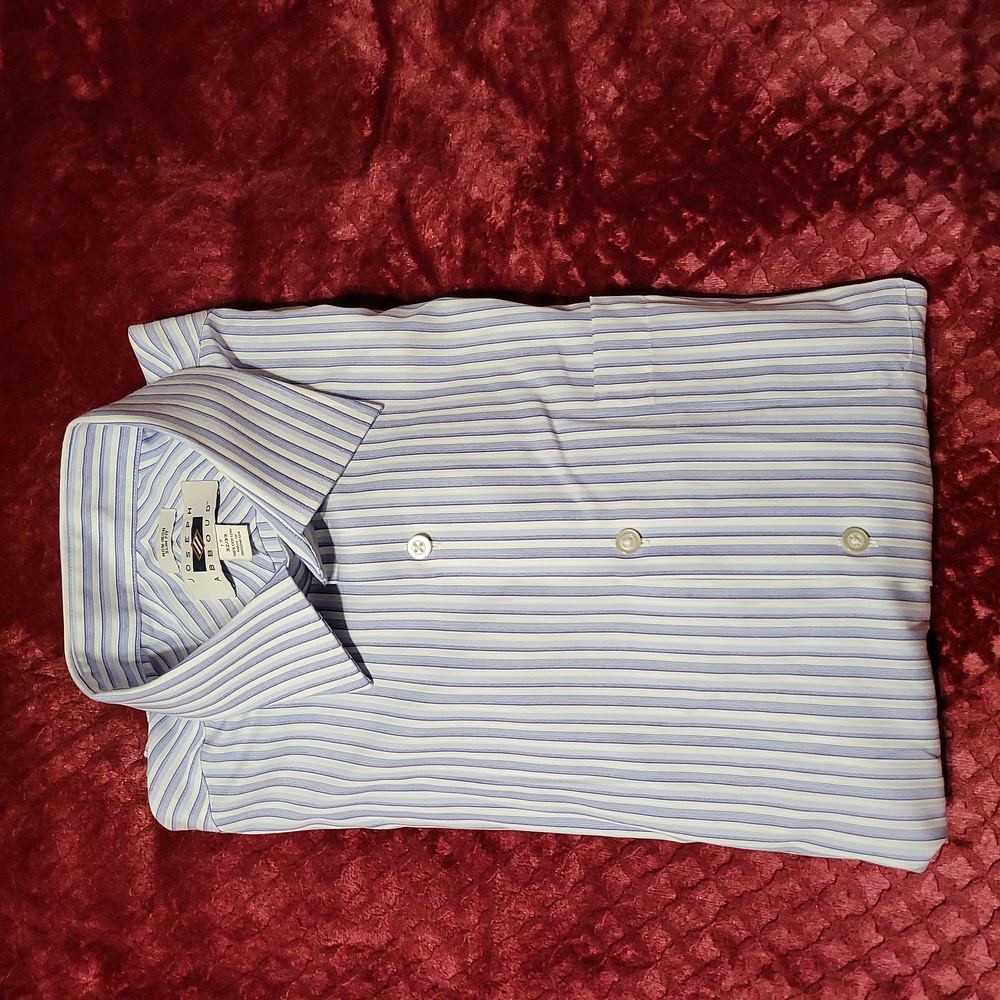Joseph Abboud French Cuff Dress Shirt Non Iron Slim Fit